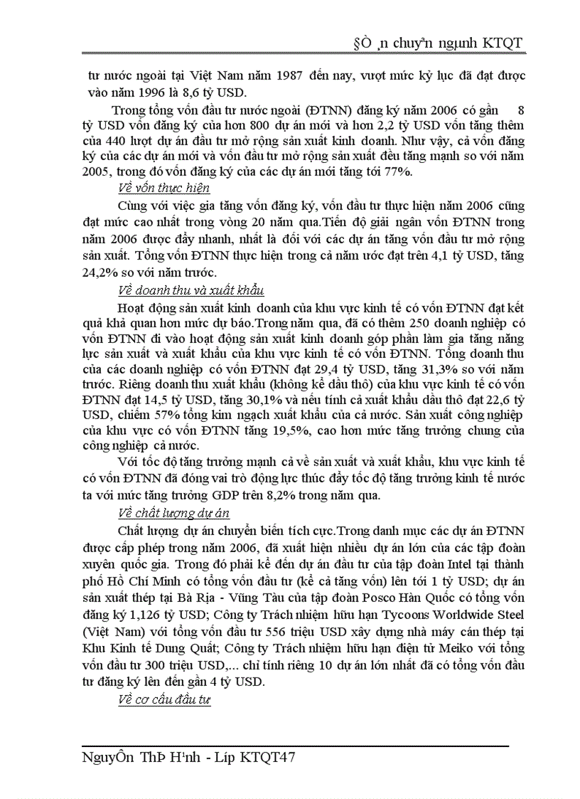 image for page Một số giải pháp tăng cường thu hút vốn đầu tư trực tiếp nước ngoài vào Việt Nam sau khi Việt Nam gia nhập WTO