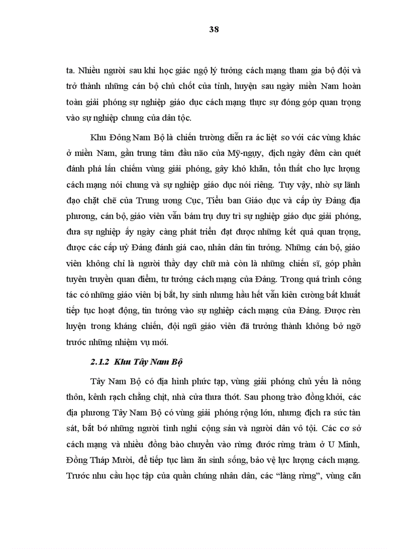 image for page Đảng bộ miền Nam lãnh đạo sự nghiệp giáo dục ở vùng giải phóng 1961 1975 1