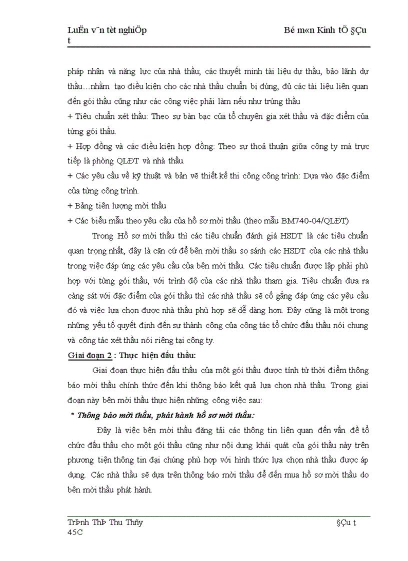 image for page Thực trạng và giải pháp nâng cao hiệu quả công tác tổ chức đấu thầu tại công ty Truyền tải điện I