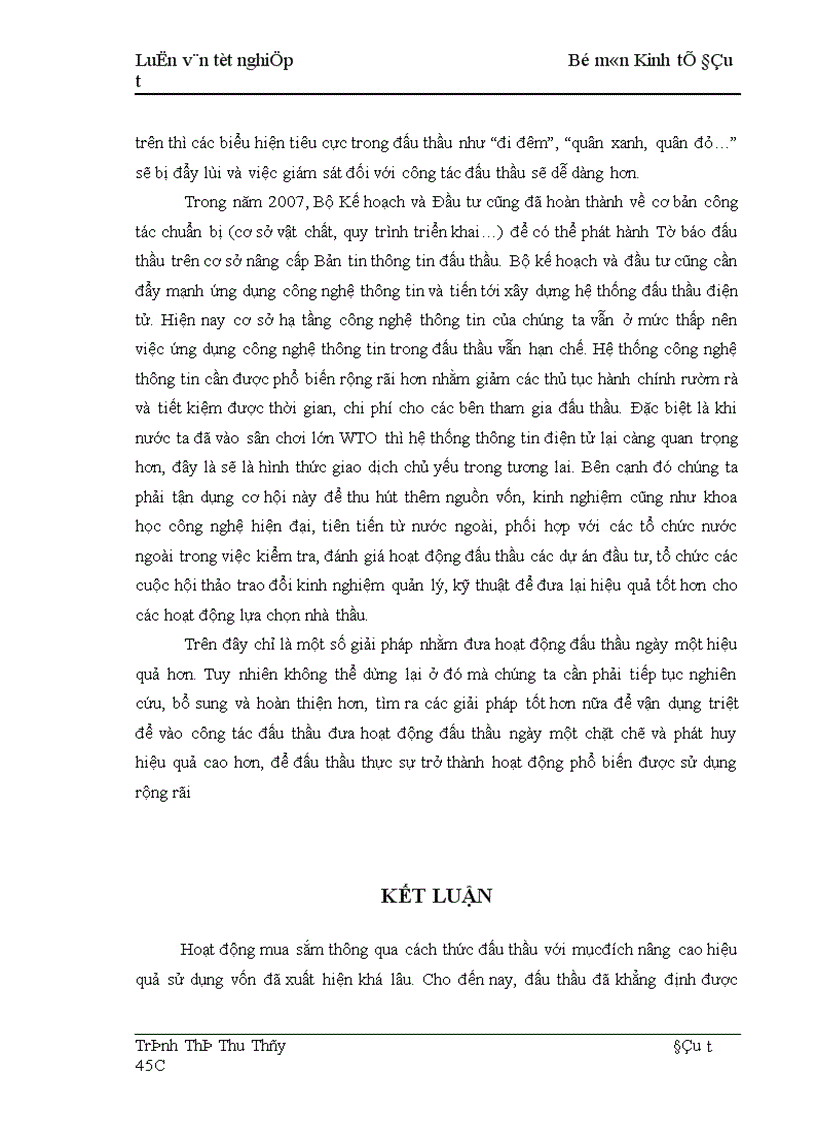 image for page Thực trạng và giải pháp nâng cao hiệu quả công tác tổ chức đấu thầu tại công ty Truyền tải điện I