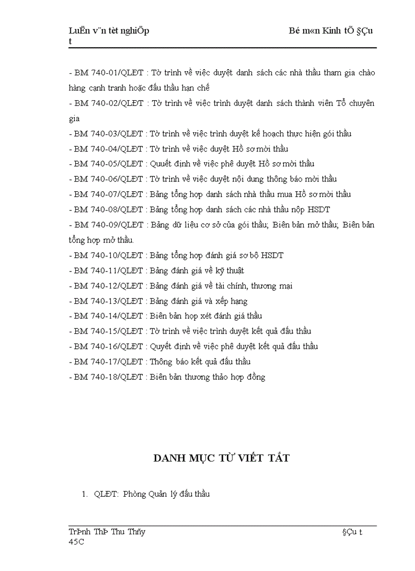 image for page Thực trạng và giải pháp nâng cao hiệu quả công tác tổ chức đấu thầu tại công ty Truyền tải điện I