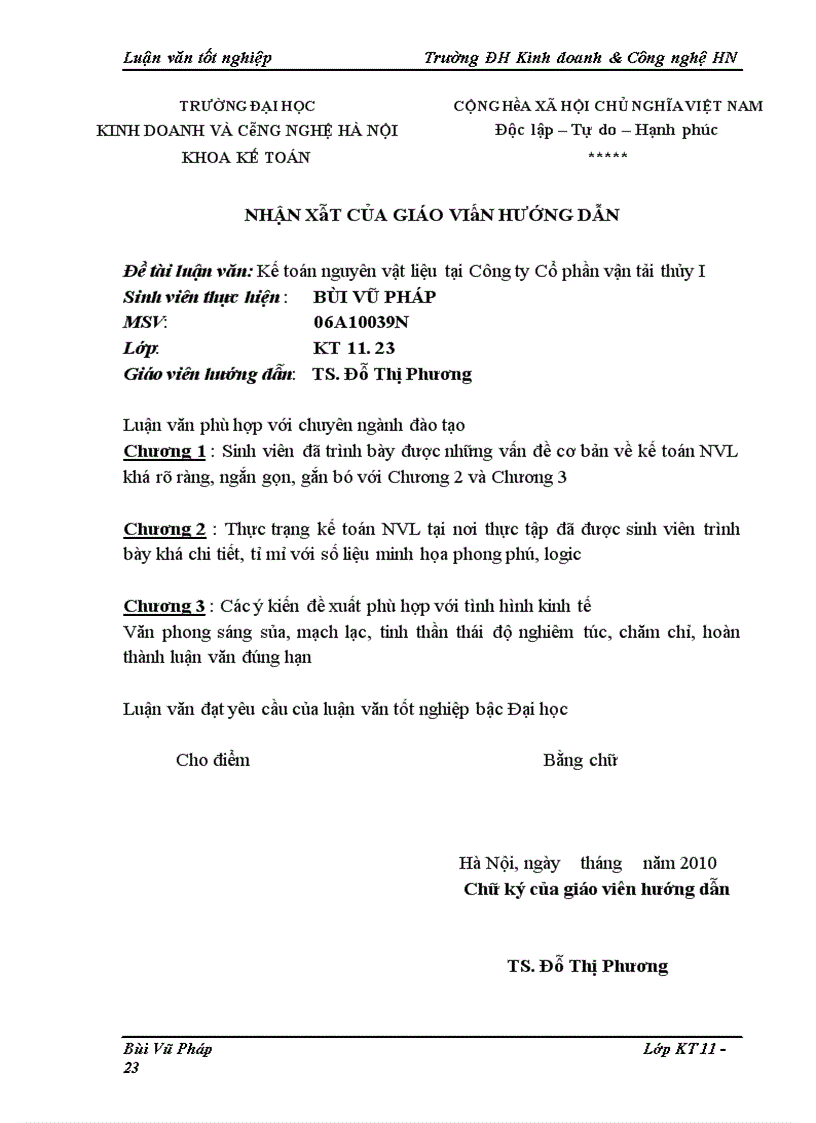 image for page Kế toán nguyên vật liệu tại Công ty Cổ phần vận tải Thủy I 1