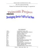 Telecom project Developping Service VOIP 1