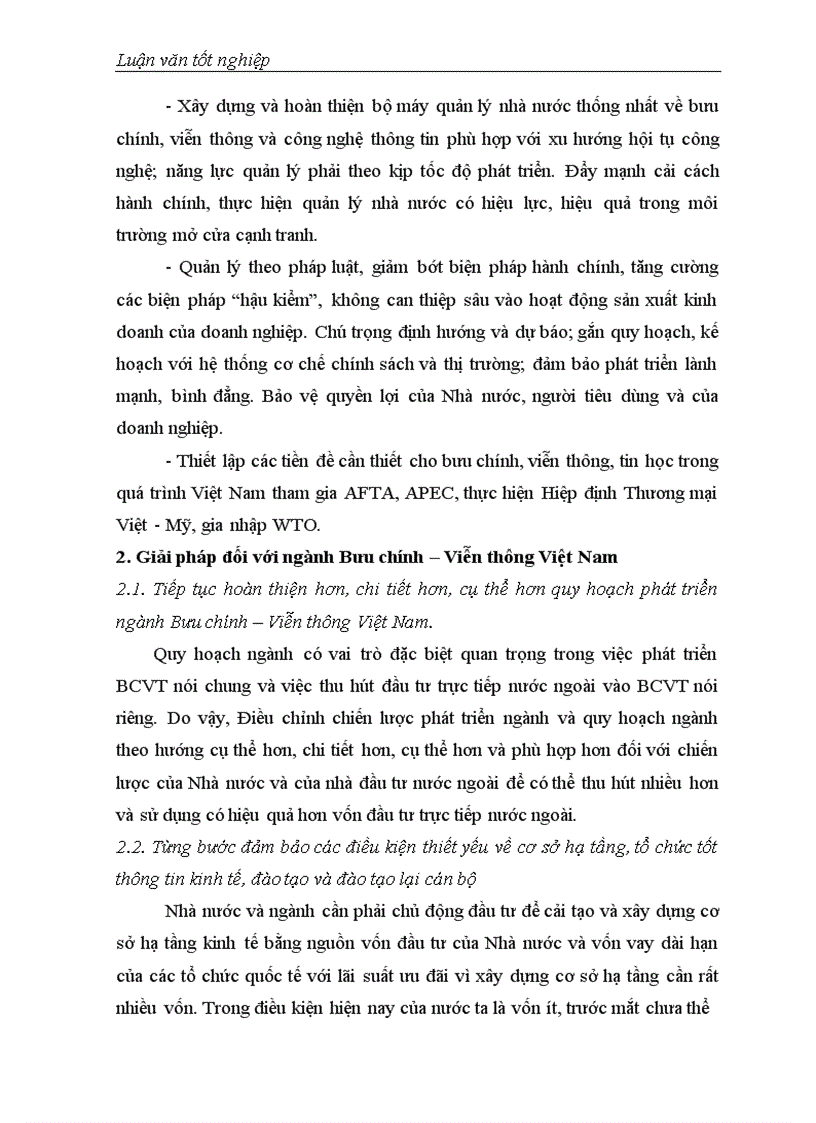 image for page Một số giải pháp nâng cao khả năng thu hút đầu tư trực tiếp nước ngoài vào Bưu chính Viễn thông Việt Nam 1
