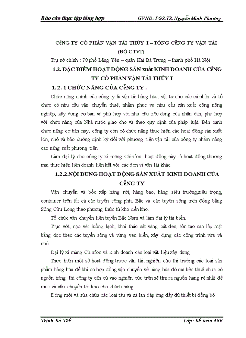 image for page Tổ chức bộ máy kế toán và hệ thống kế toán tại công ty cổ phần vận tải thủy i