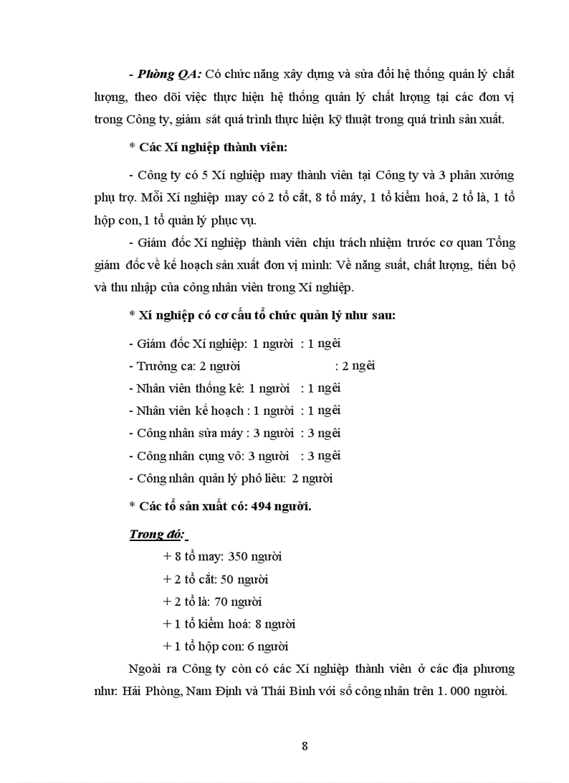 image for page Báo cáo thực tập tổng hợp tại công ty cổ phần may Nam Hà