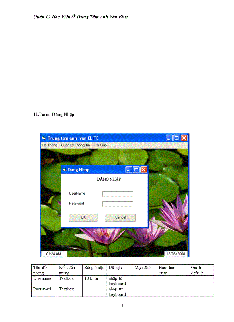 image for page Quản lý học viên của trung tâm anh văn Elite 1