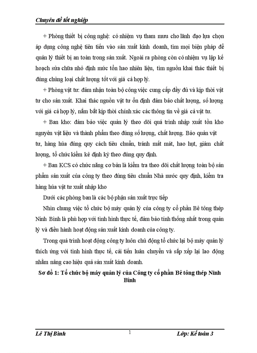 image for page Hoàn thiện kế toán chi phí sản xuất và tính giá thành sản phẩm tại Công ty cổ phần Bê tông thép Ninh Bình 1