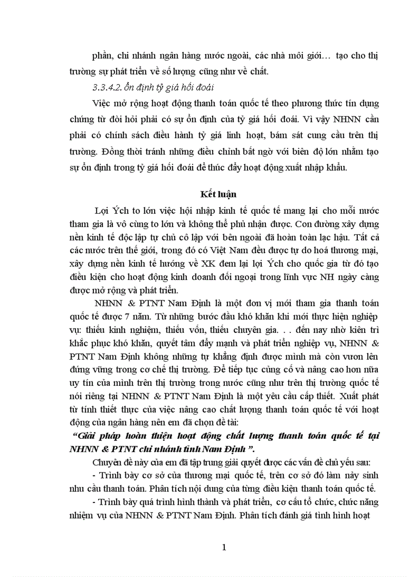 image for page Giải pháp hoàn thiện hoạt động chất lượng thanh toán quốc tế tại NHNN PTNT chi nhánh tỉnh Nam Định 1