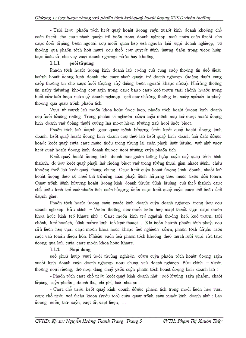 image for page Phân tích kết quả hoạt động sản xuất kinh doanh các dịch vụ Viễn thông tại Viễn Thông Bình Thuận