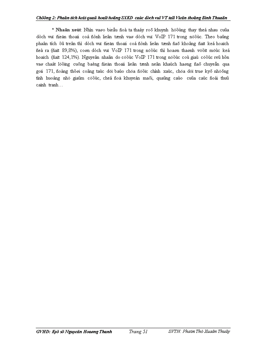 image for page Phân tích kết quả hoạt động sản xuất kinh doanh các dịch vụ Viễn thông tại Viễn Thông Bình Thuận