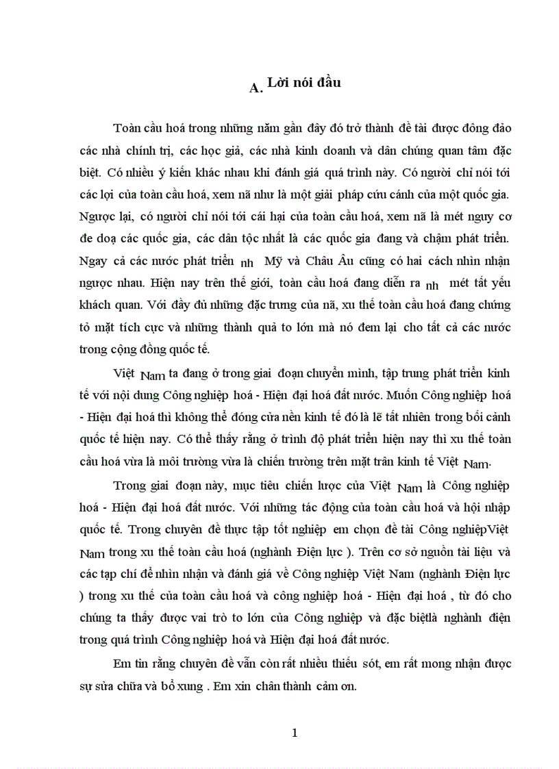 image for page Công nghiệp Việt Nam trong xu thế toàn cầu hoá 1