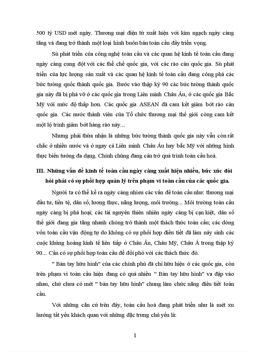 image for page Công nghiệp Việt Nam trong xu thế toàn cầu hoá 1