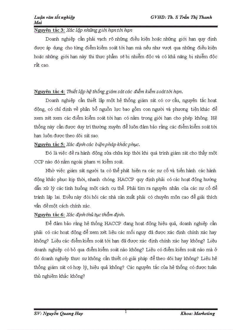 image for page Tăng cường hiệu lực hệ thống quản lý chất lượng theo HACCP tại công ty TNHH chế biến hoa quả Hồng Lam 1