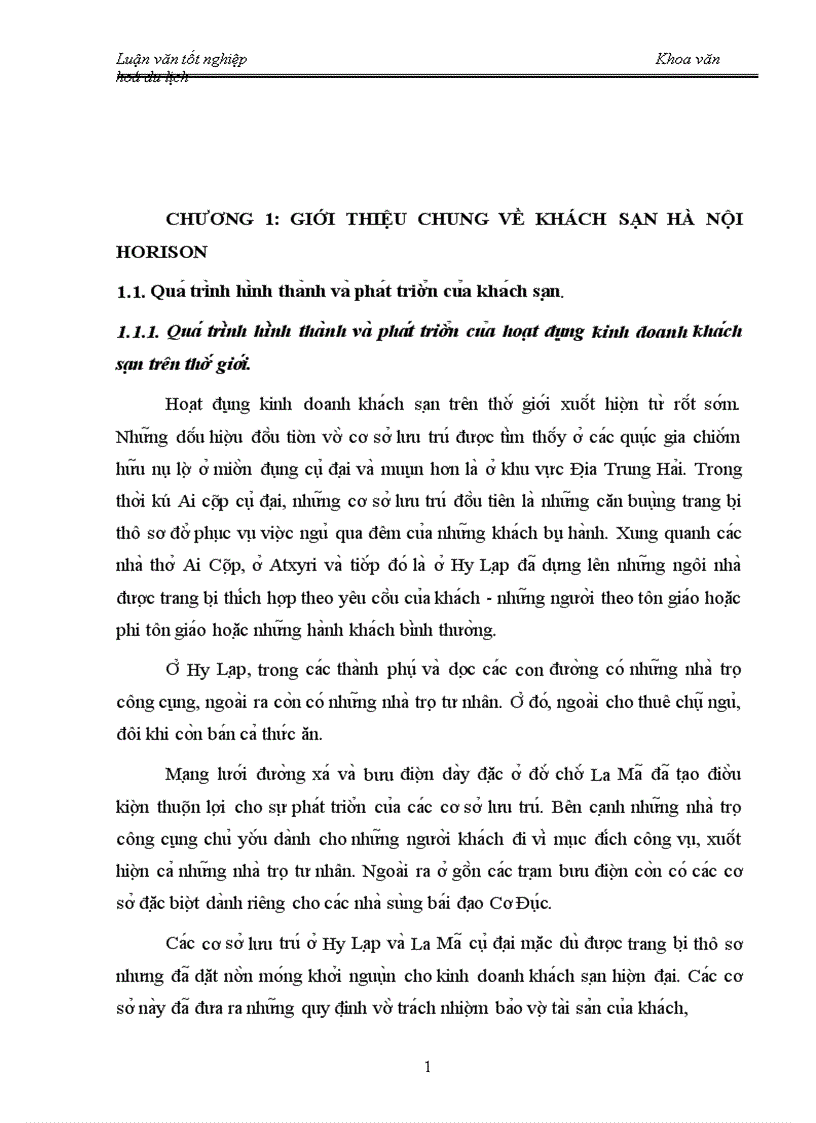 image for page Hoa t đô ng kinh doanh ăn uô ng cu a kha ch sa n Ha Nô i Horison