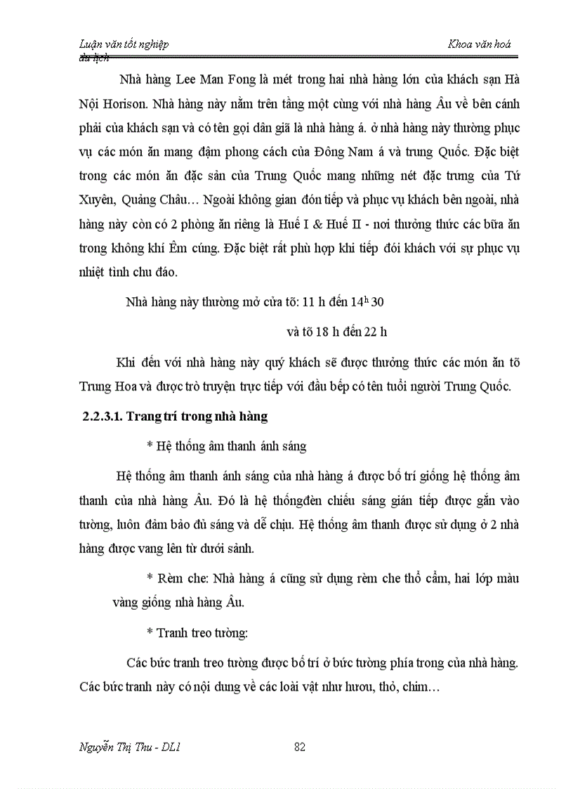 image for page Hoa t đô ng kinh doanh ăn uô ng cu a kha ch sa n Ha Nô i Horison