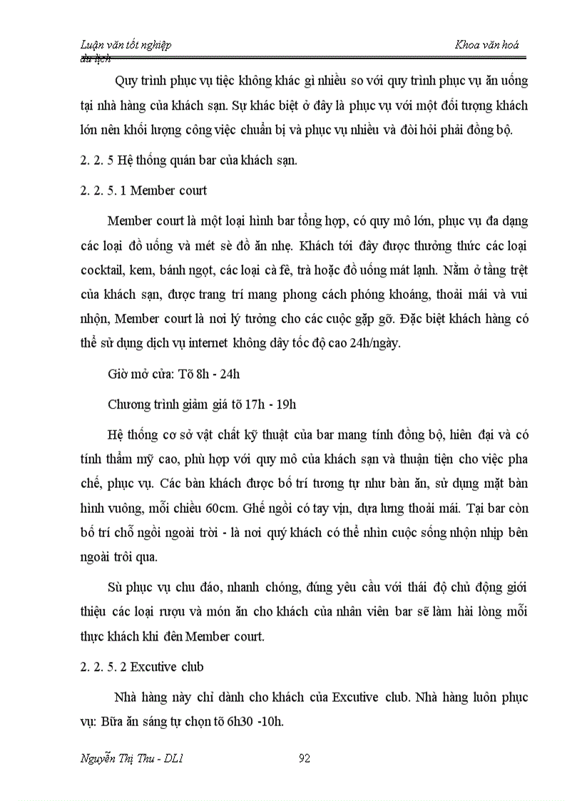 image for page Hoa t đô ng kinh doanh ăn uô ng cu a kha ch sa n Ha Nô i Horison