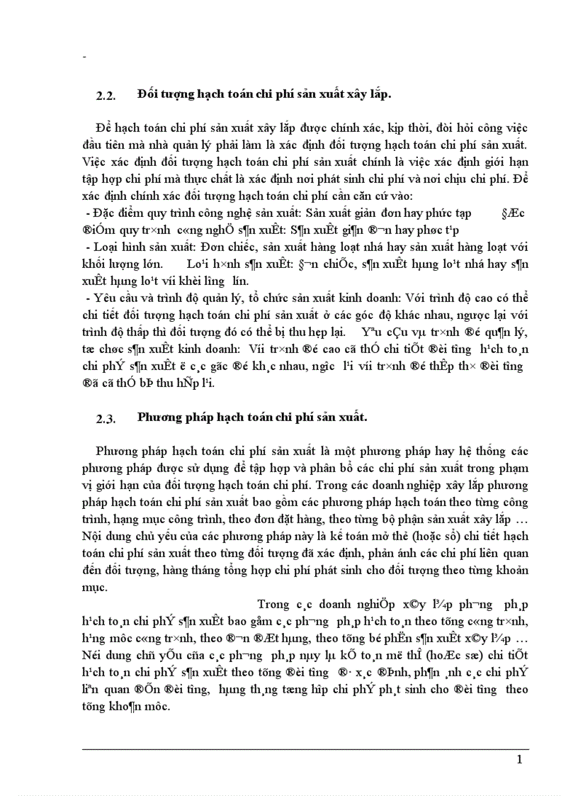 image for page Phương hướng hoàn thiện công tác hạch toán chi phí sản xuất và tính giá thành sản phẩm xây lắp tại công ty xây dựng số 7