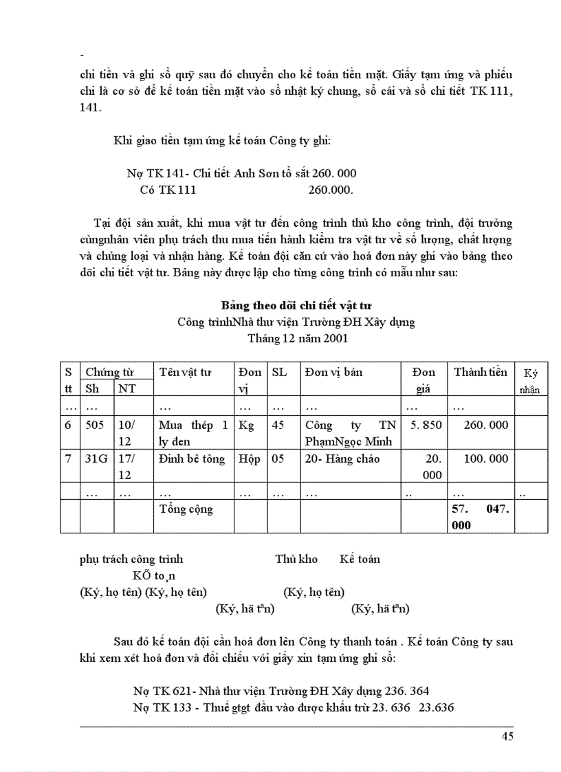 image for page Phương hướng hoàn thiện công tác hạch toán chi phí sản xuất và tính giá thành sản phẩm xây lắp tại công ty xây dựng số 7