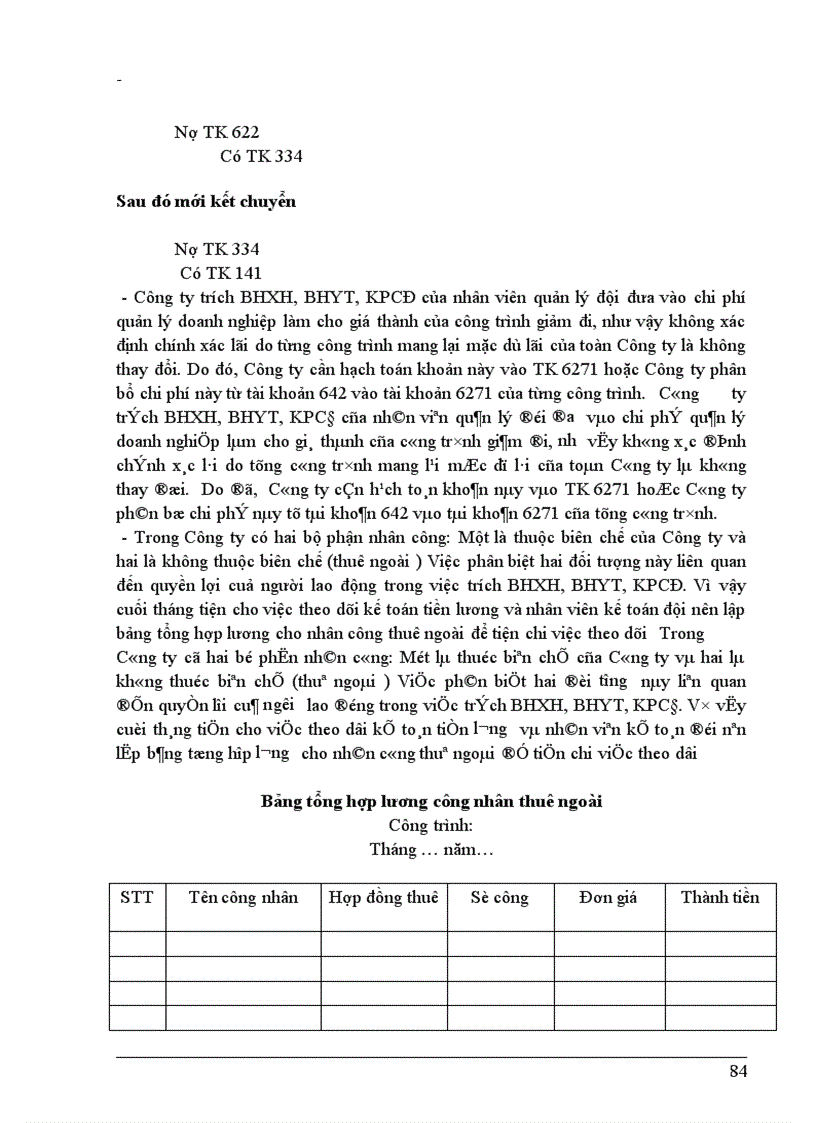 image for page Phương hướng hoàn thiện công tác hạch toán chi phí sản xuất và tính giá thành sản phẩm xây lắp tại công ty xây dựng số 7