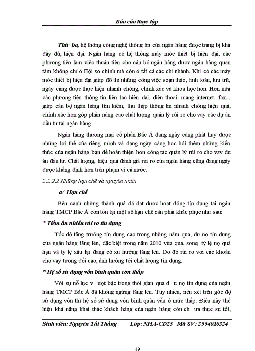 image for page Giải pháp nâng cao chất lượng tín dụng tại ngân hàng thương mại cổ phần Bắc Á 1