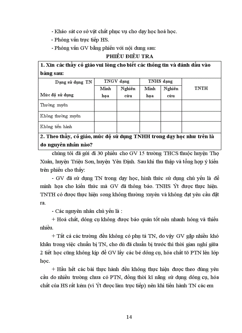 image for page Một số biện pháp rèn luyện kiến thức kĩ năng thí nghiệm cho Học sinh THCS theo hướng dạy học tích cực