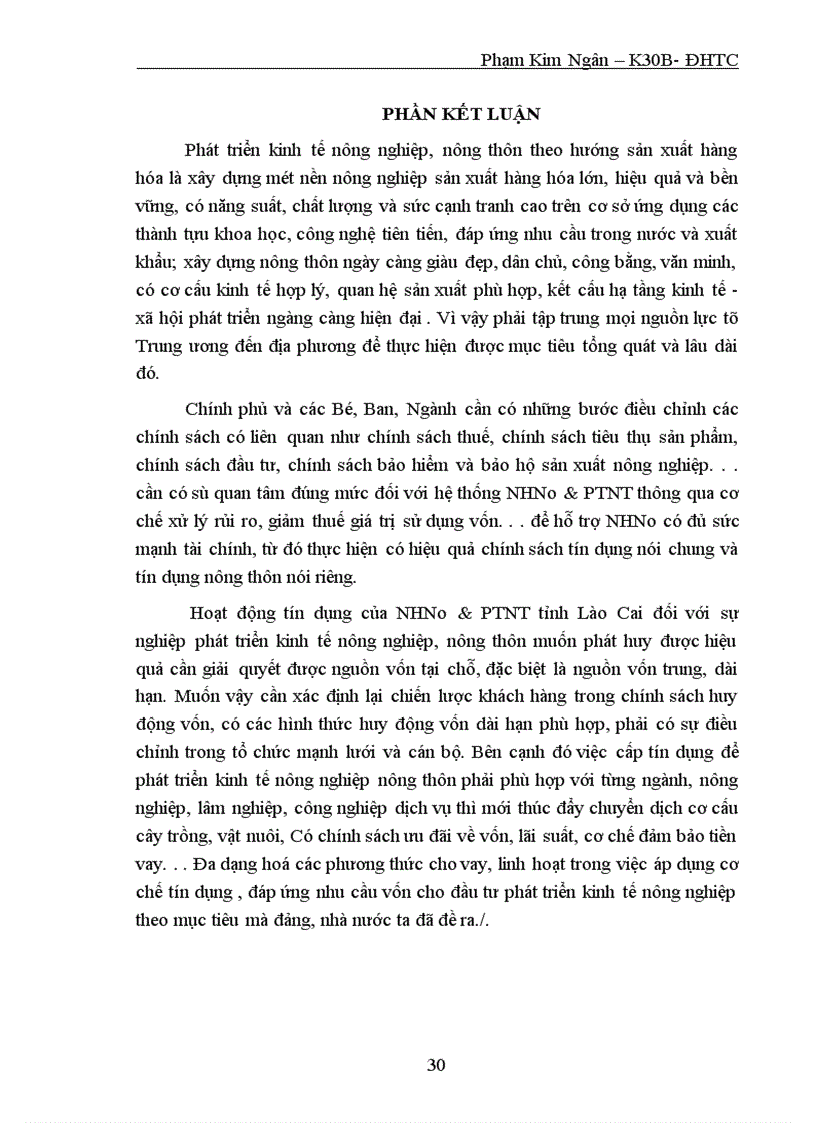 image for page Một số giải pháp tín dụng ngân hàng nhằm đẩy nhanh sự phát triển nông nghiệp nông thôn tỉnh Lào Cai theo hướng sản xuất hàng hóa