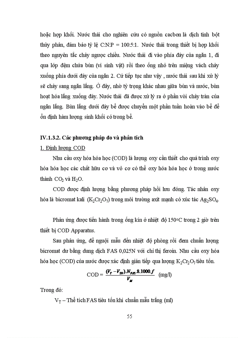 image for page Bước đầu nghiên cứu hiệu quả của thiết bị hợp khối trong xử lý nước thải của sản xuất bia