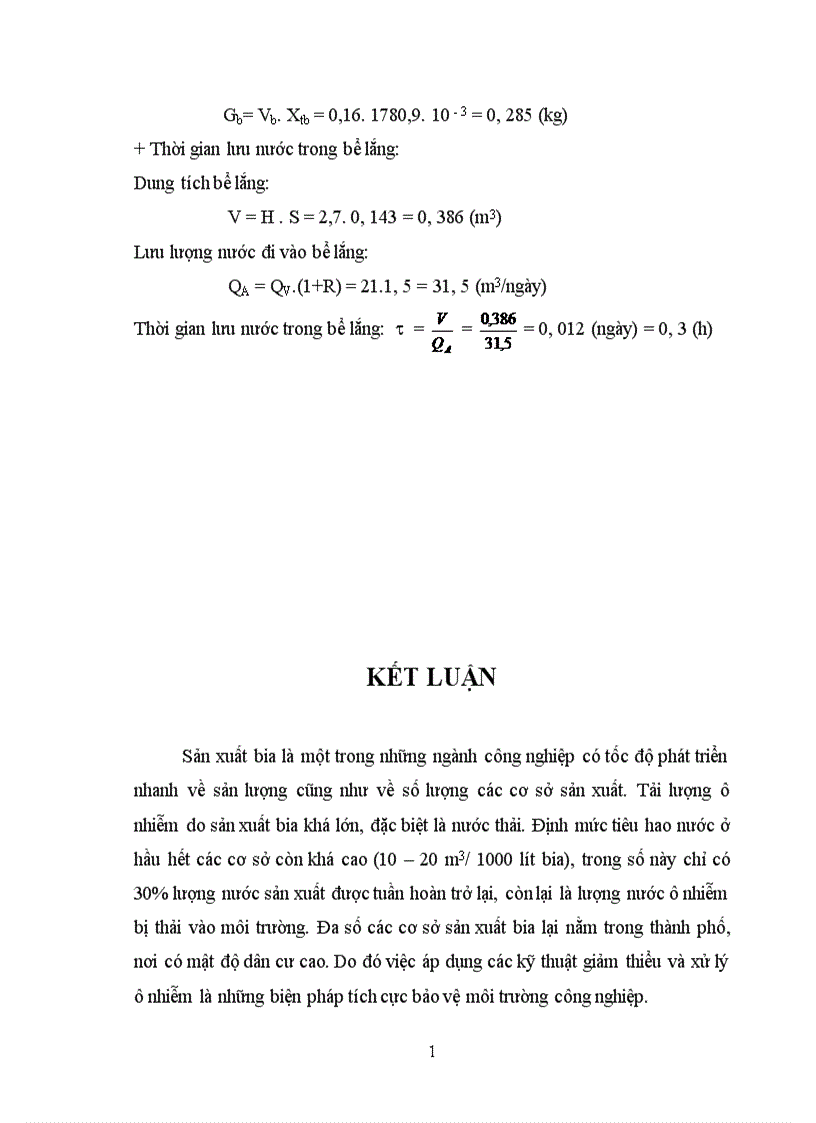image for page Bước đầu nghiên cứu hiệu quả của thiết bị hợp khối trong xử lý nước thải của sản xuất bia
