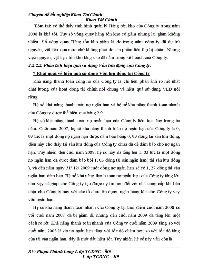 image for page Một số giải pháp kiến nghị nhằm tăng cường quản lý và nâng cao hiệu quả sử dụng VLĐ tại công ty TNHH Ngọc Diệp 1