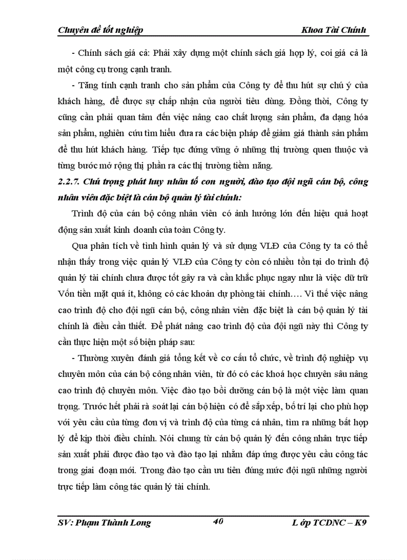 image for page Một số giải pháp kiến nghị nhằm tăng cường quản lý và nâng cao hiệu quả sử dụng VLĐ tại công ty TNHH Ngọc Diệp 1