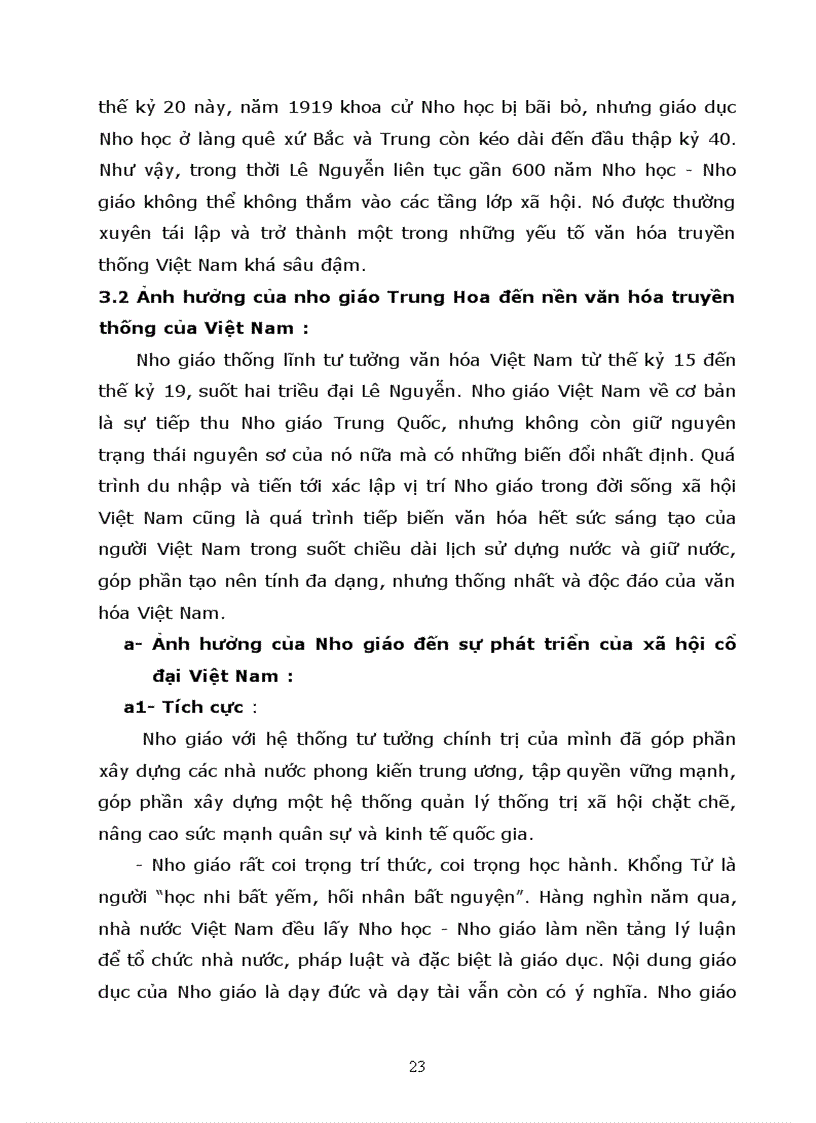 image for page Ảnh hưởng của Nho giáo Trung Hoa đến nền văn hóa truyền thống của Việt Nam