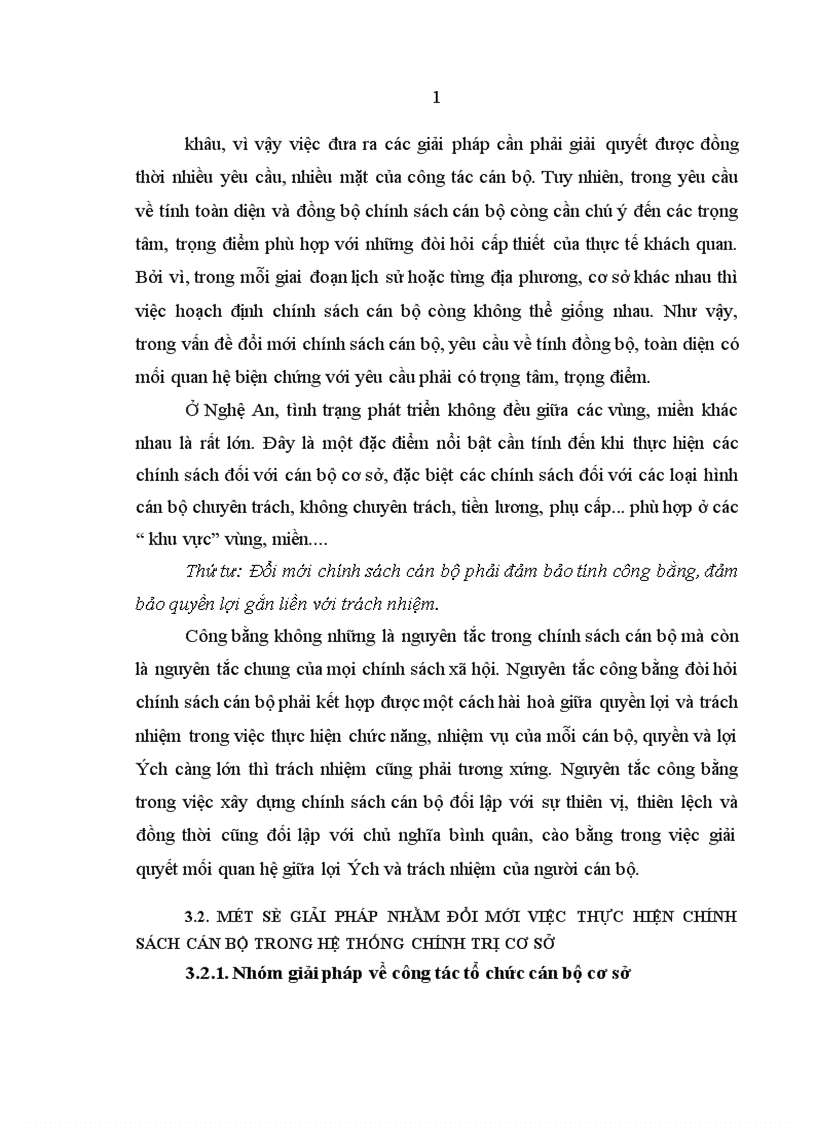 image for page Chính sách đối với đội ngũ cán bộ trong hệ thống chính trị ở cơ sở tỉnh Nghệ An