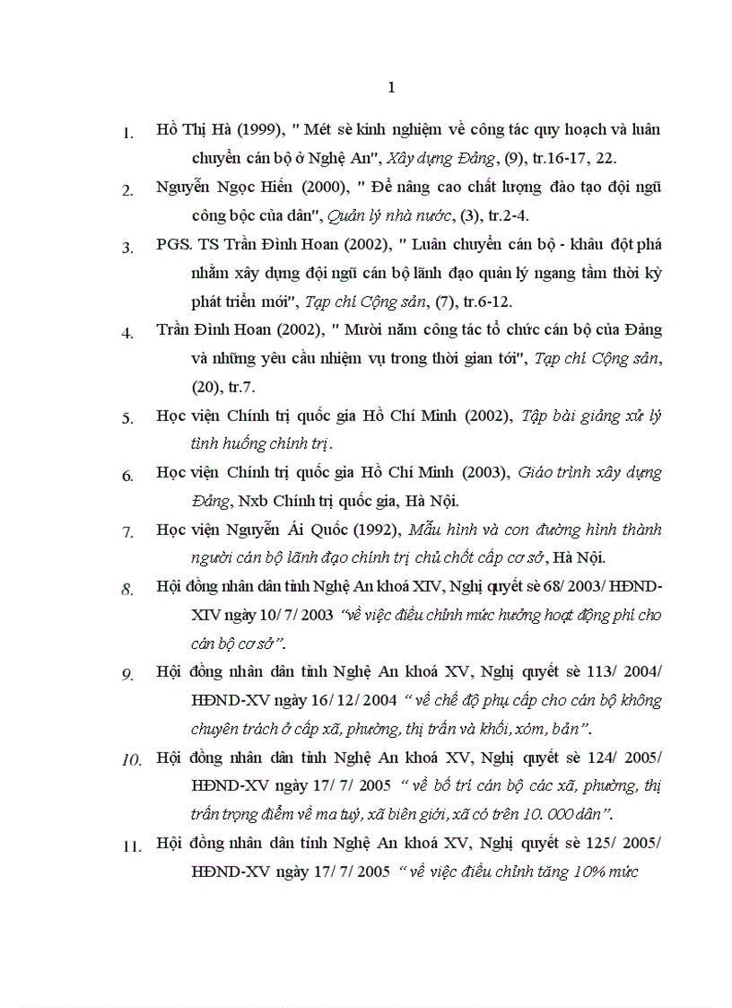 image for page Chính sách đối với đội ngũ cán bộ trong hệ thống chính trị ở cơ sở tỉnh Nghệ An