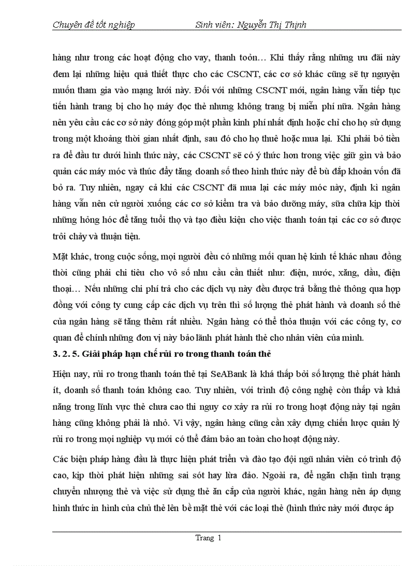 image for page Phát triển hoạt động thanh toán thẻ tại Ngân hàng TMCP Đông Nam Á