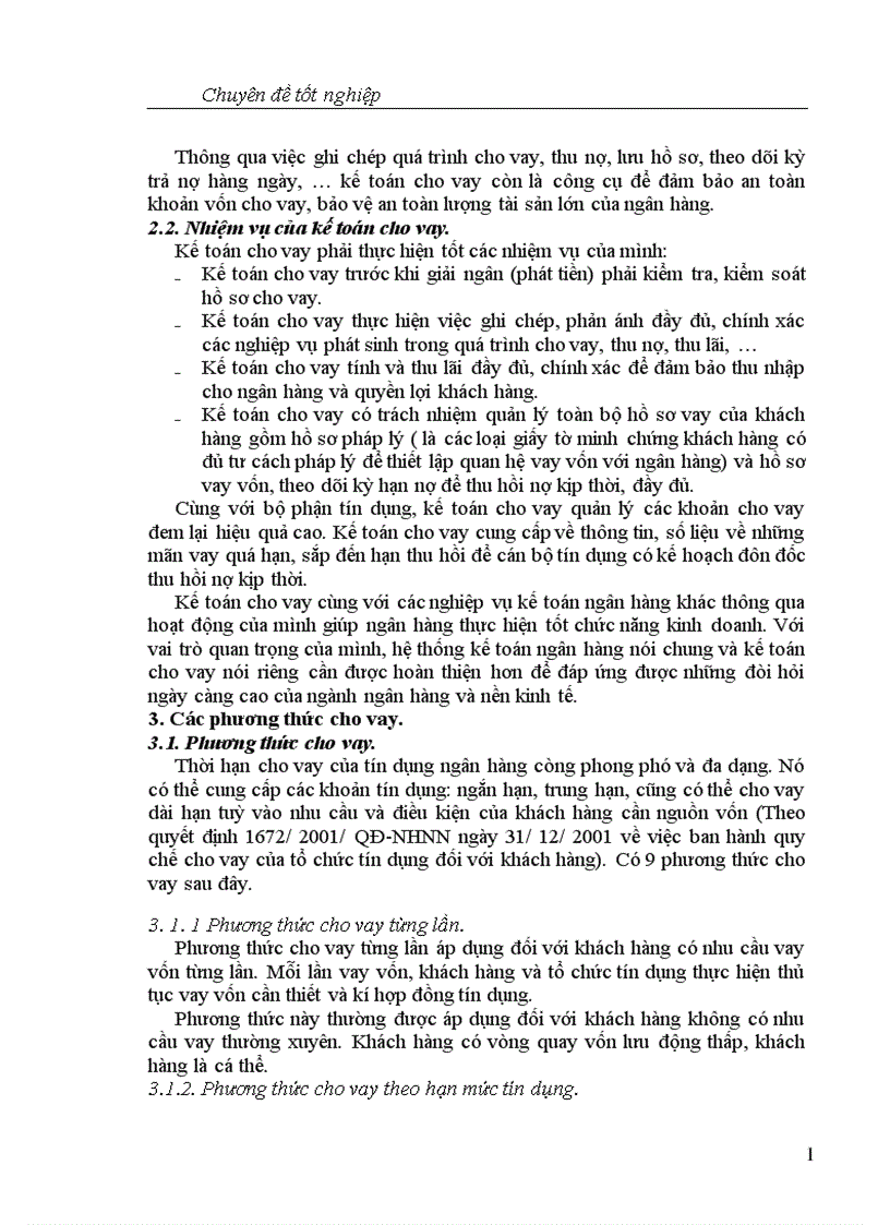 image for page Một số giải pháp nhằm nâng cao hiệu quả công tác kế toán cho vay tại NHNo và PTNT huyện Quế Võ 1
