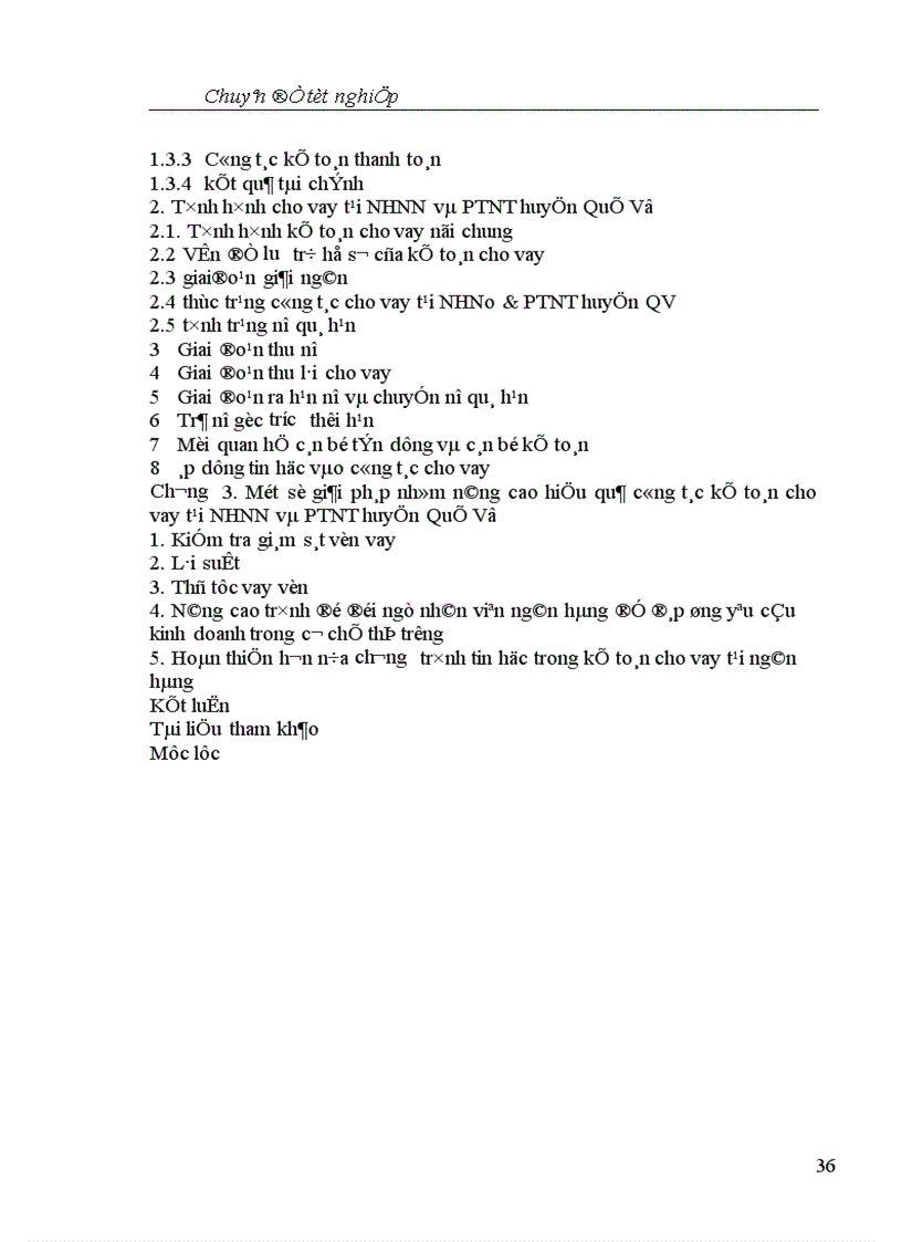 image for page Một số giải pháp nhằm nâng cao hiệu quả công tác kế toán cho vay tại NHNo và PTNT huyện Quế Võ 1