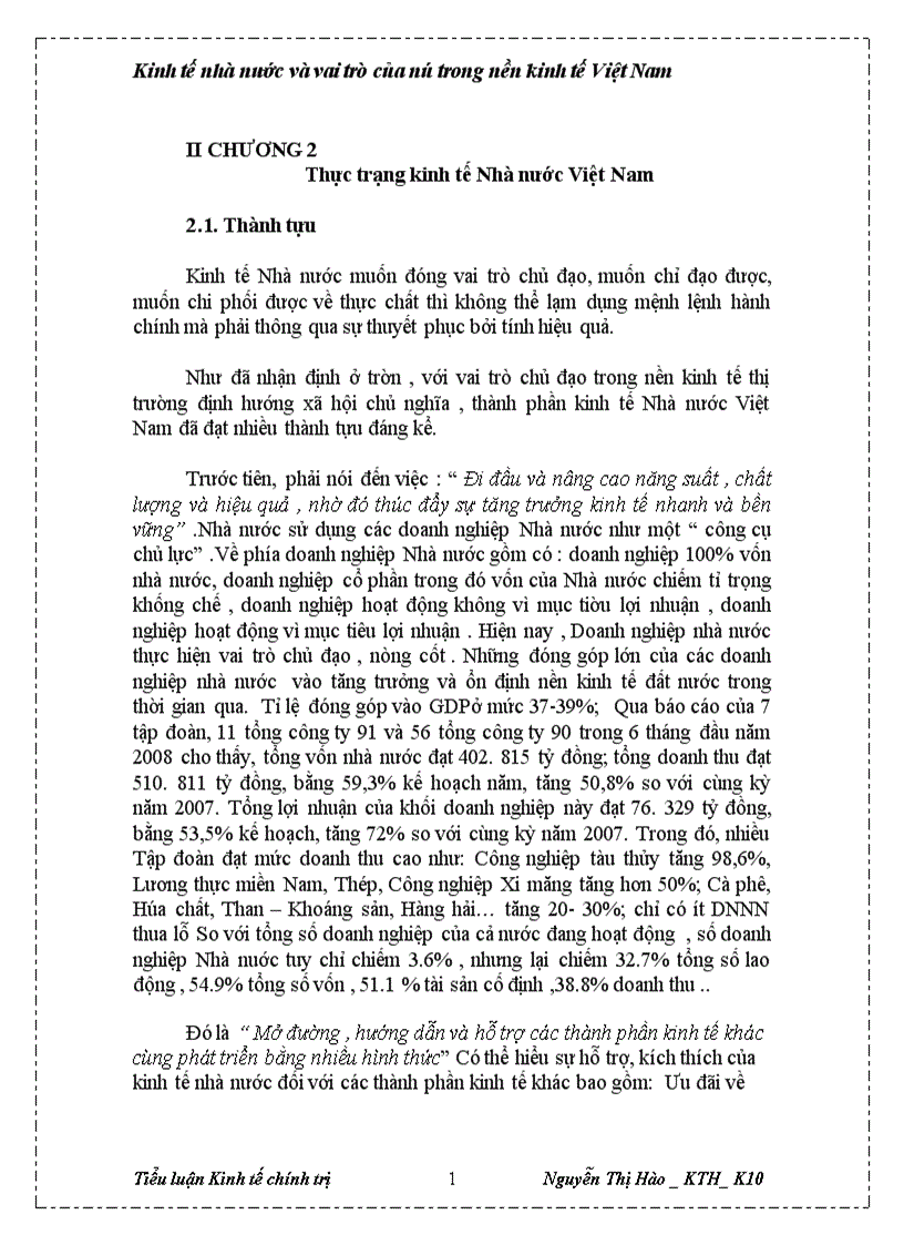 image for page Kinh tế nhà nước và vai trò của nó trong nền kinh tế Việt Nam 1