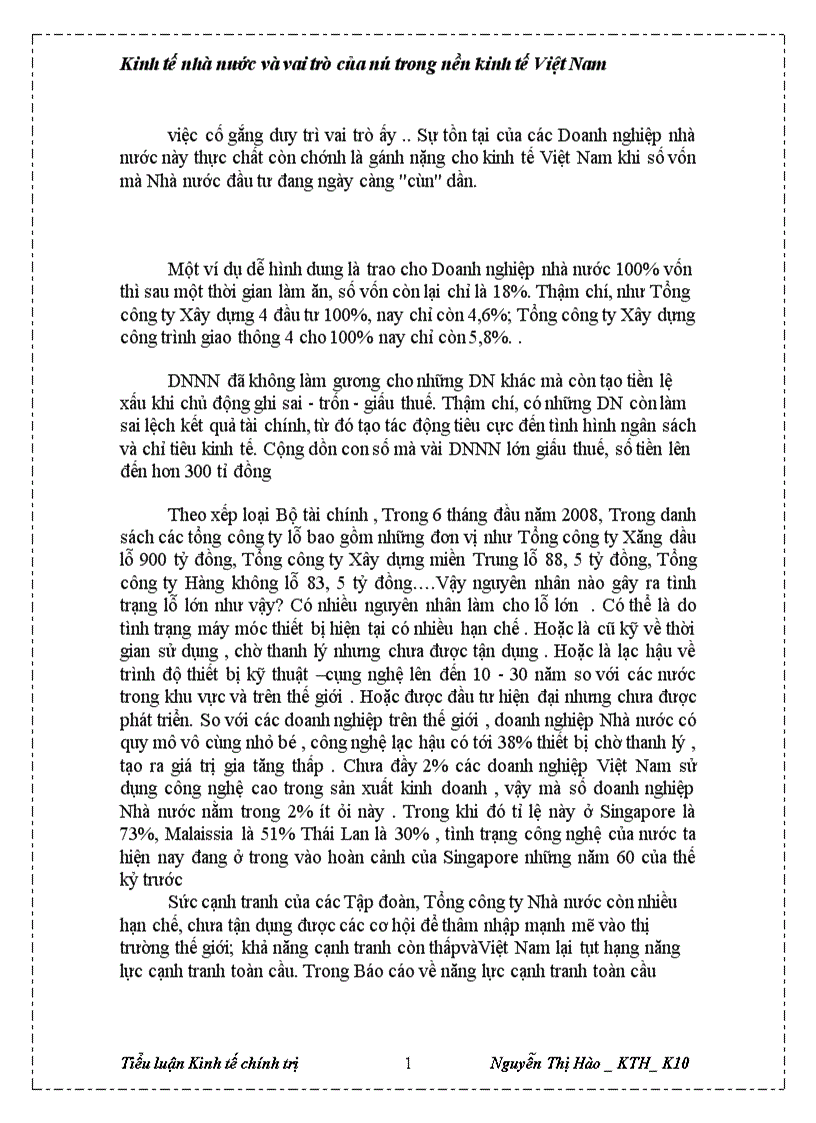 image for page Kinh tế nhà nước và vai trò của nó trong nền kinh tế Việt Nam 1