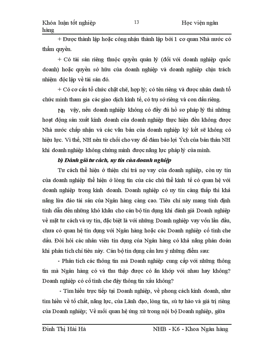 image for page Giải pháp hoàn thiện công tác phân tích tín dụng Doanh nghiệp tại NHNo PTNT chi nhánh Láng Hạ