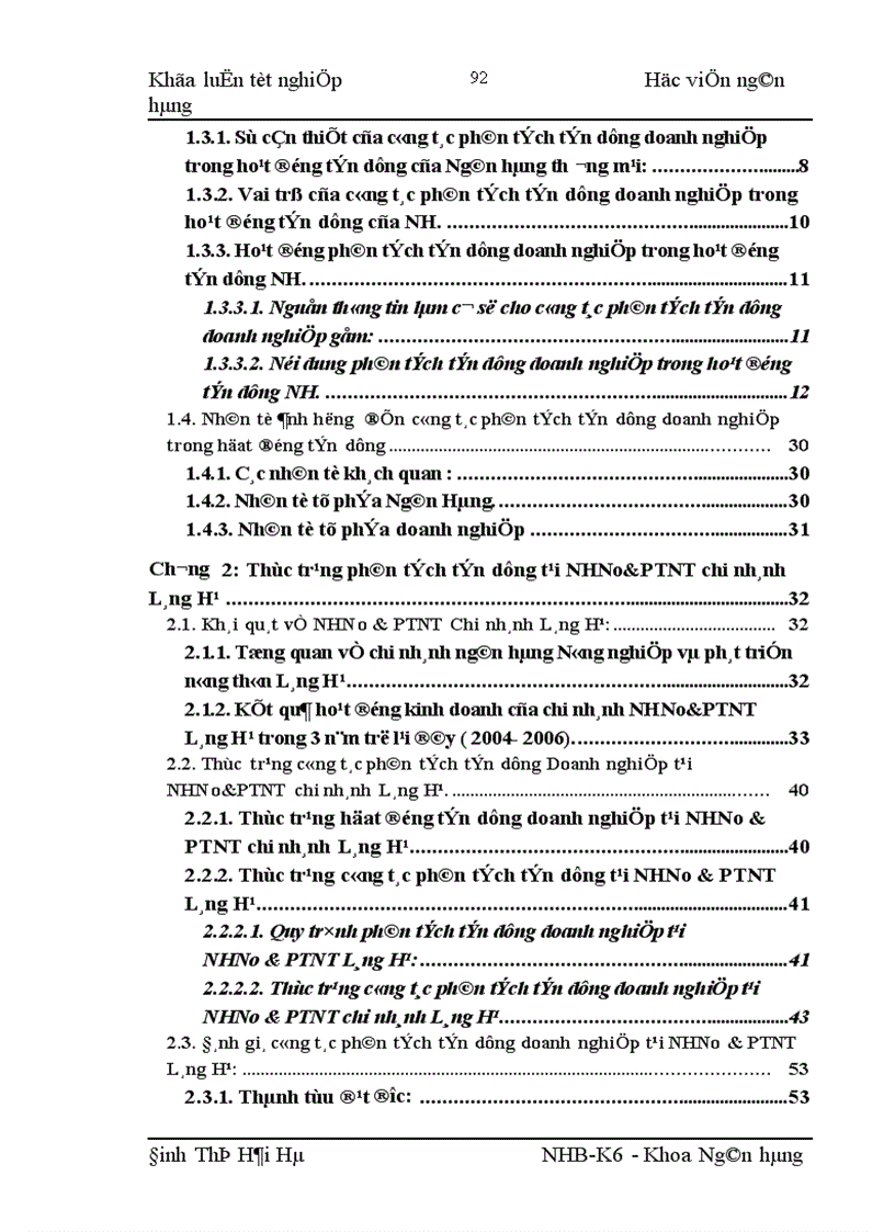 image for page Giải pháp hoàn thiện công tác phân tích tín dụng Doanh nghiệp tại NHNo PTNT chi nhánh Láng Hạ