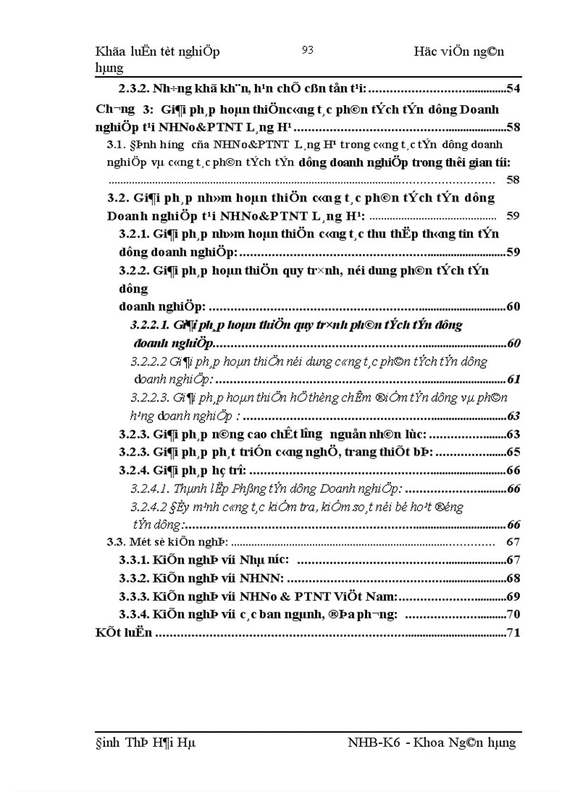 image for page Giải pháp hoàn thiện công tác phân tích tín dụng Doanh nghiệp tại NHNo PTNT chi nhánh Láng Hạ