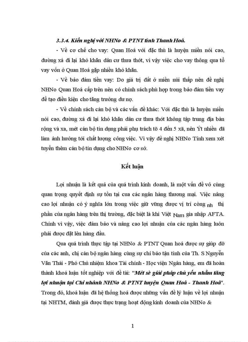 image for page Một số giải pháp chủ yếu nhằm tăng lợi nhuận tại Chi nhánh NHNo PTNT huyện Quan Hoá Thanh Hoá