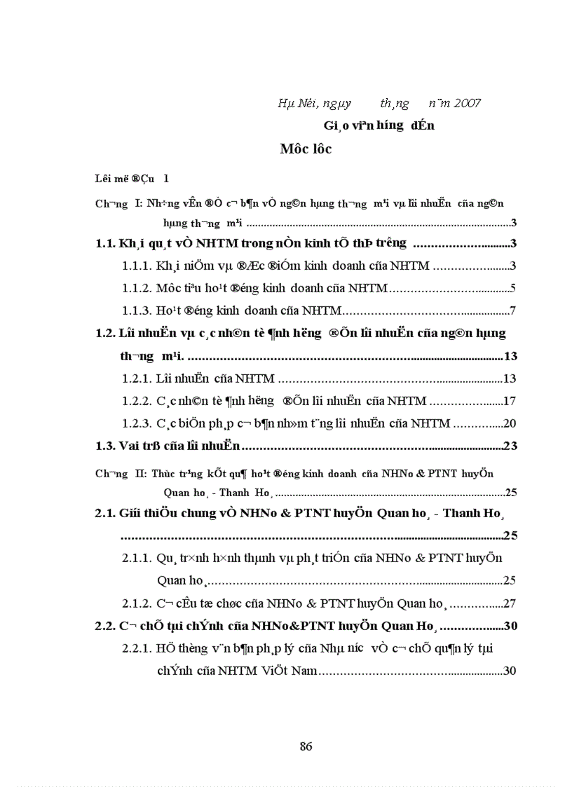 image for page Một số giải pháp chủ yếu nhằm tăng lợi nhuận tại Chi nhánh NHNo PTNT huyện Quan Hoá Thanh Hoá