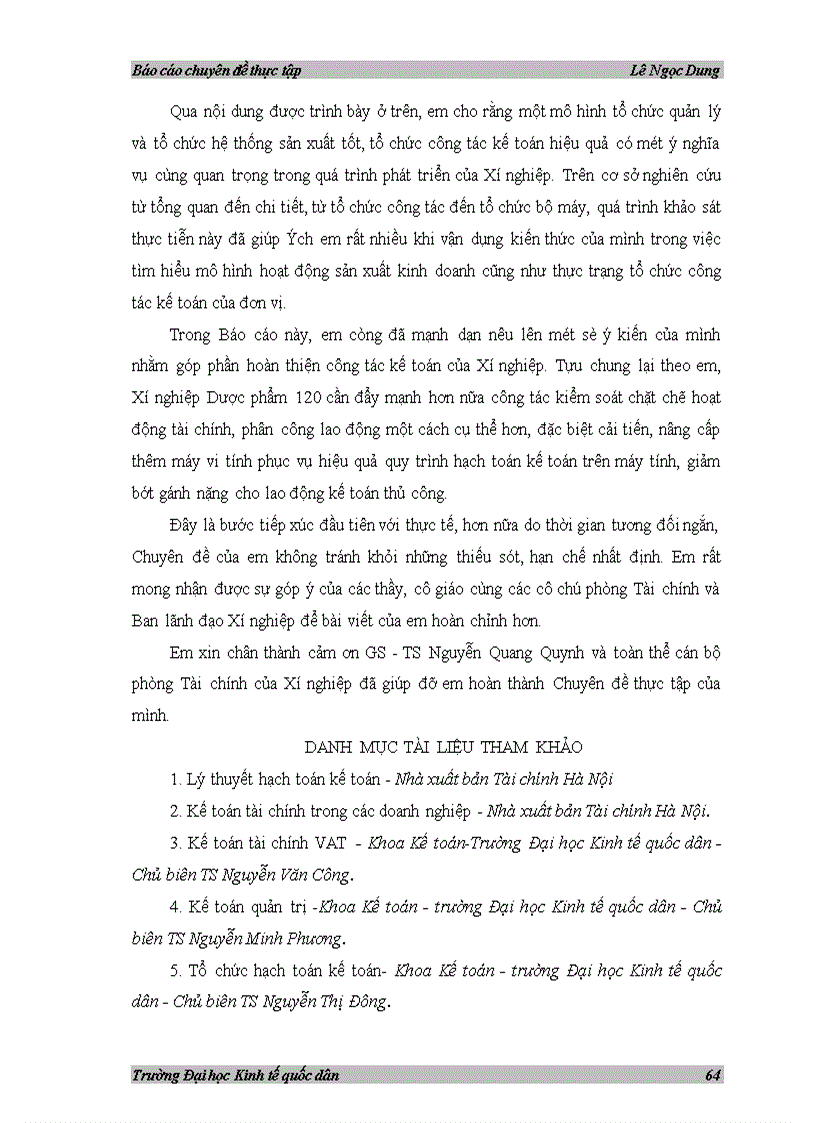 image for page Phương hướng hoàn thiện tổ chức kế toán tại Xí nghiệp Dược phẩm