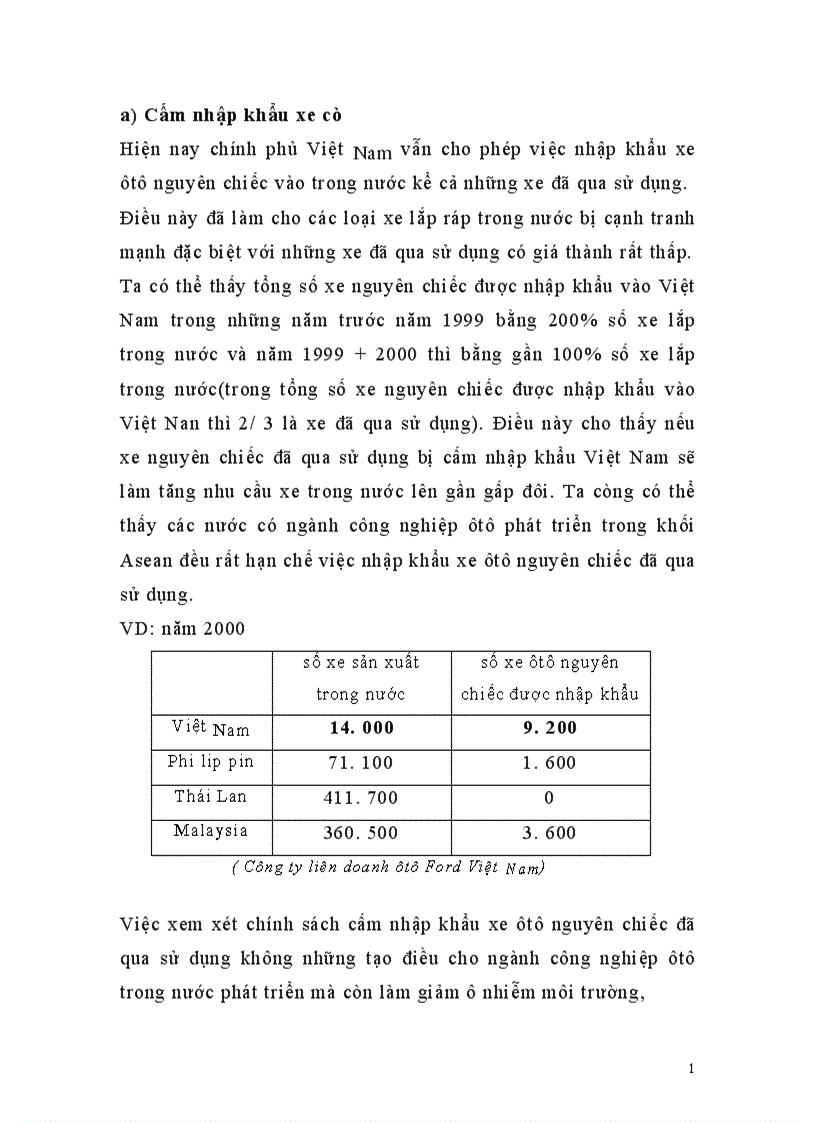 image for page Một số giải pháp nhằm nâng cao khả năng cạnh tranh của các liên doanh lắp ráp ôtô Việt Nam trong tiến trình tham gia AFTA 1