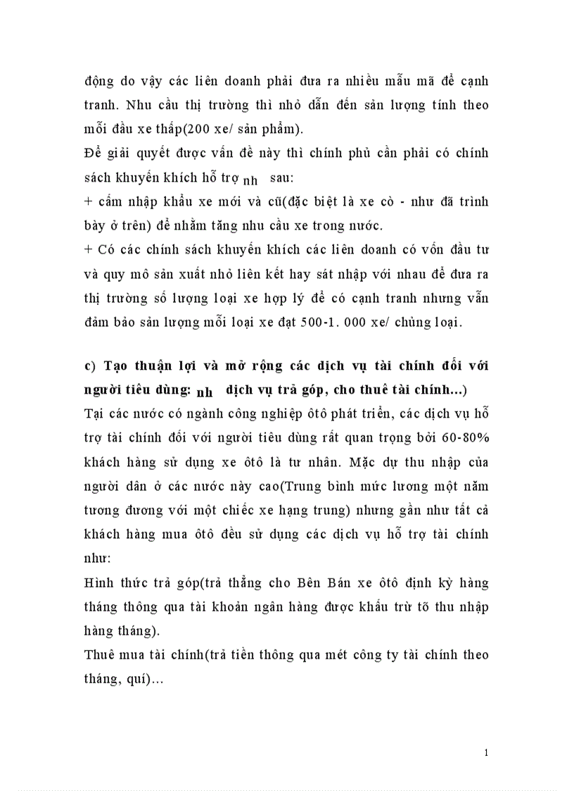 image for page Một số giải pháp nhằm nâng cao khả năng cạnh tranh của các liên doanh lắp ráp ôtô Việt Nam trong tiến trình tham gia AFTA 1