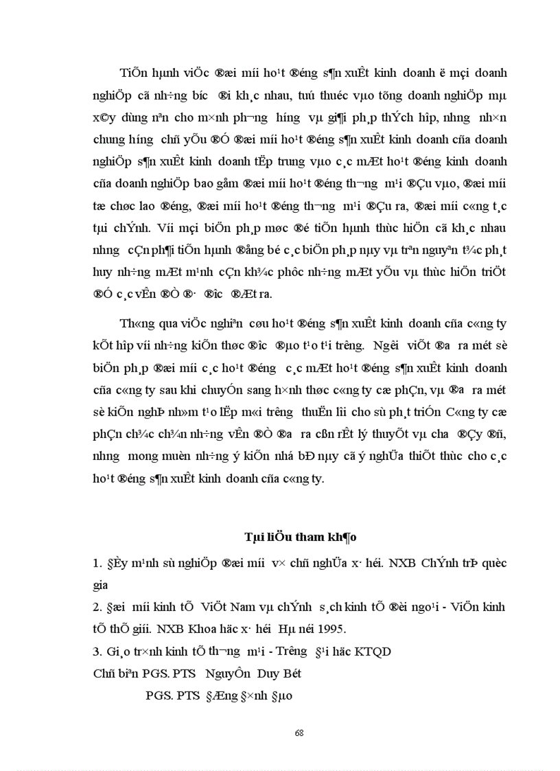 image for page Đổi mới hoạt động kinh doanh ở Công ty Cổ phần xây dựng và sản xuất vật liệu xây dựng Yên Từ