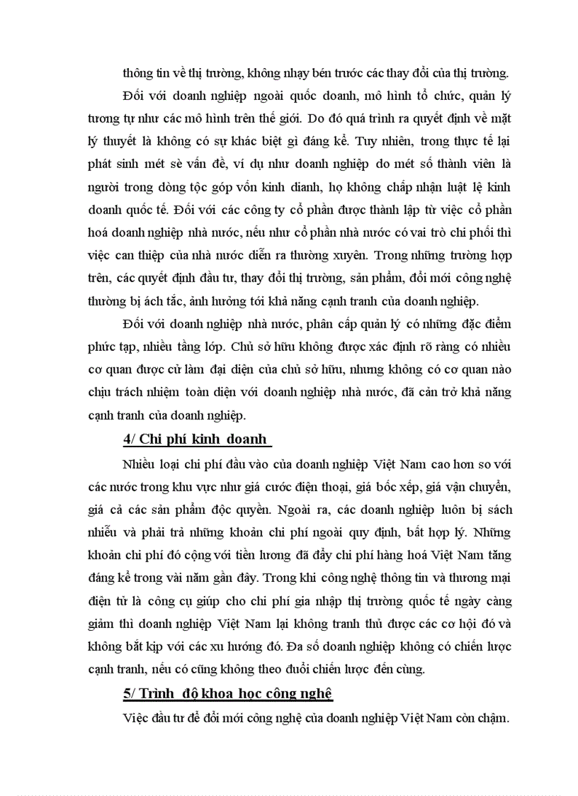 image for page Sức cạnh tranh của hàng hoá đối với các doanh nghiệp trong nền kinh tế thị trường ở Việt Nam 1