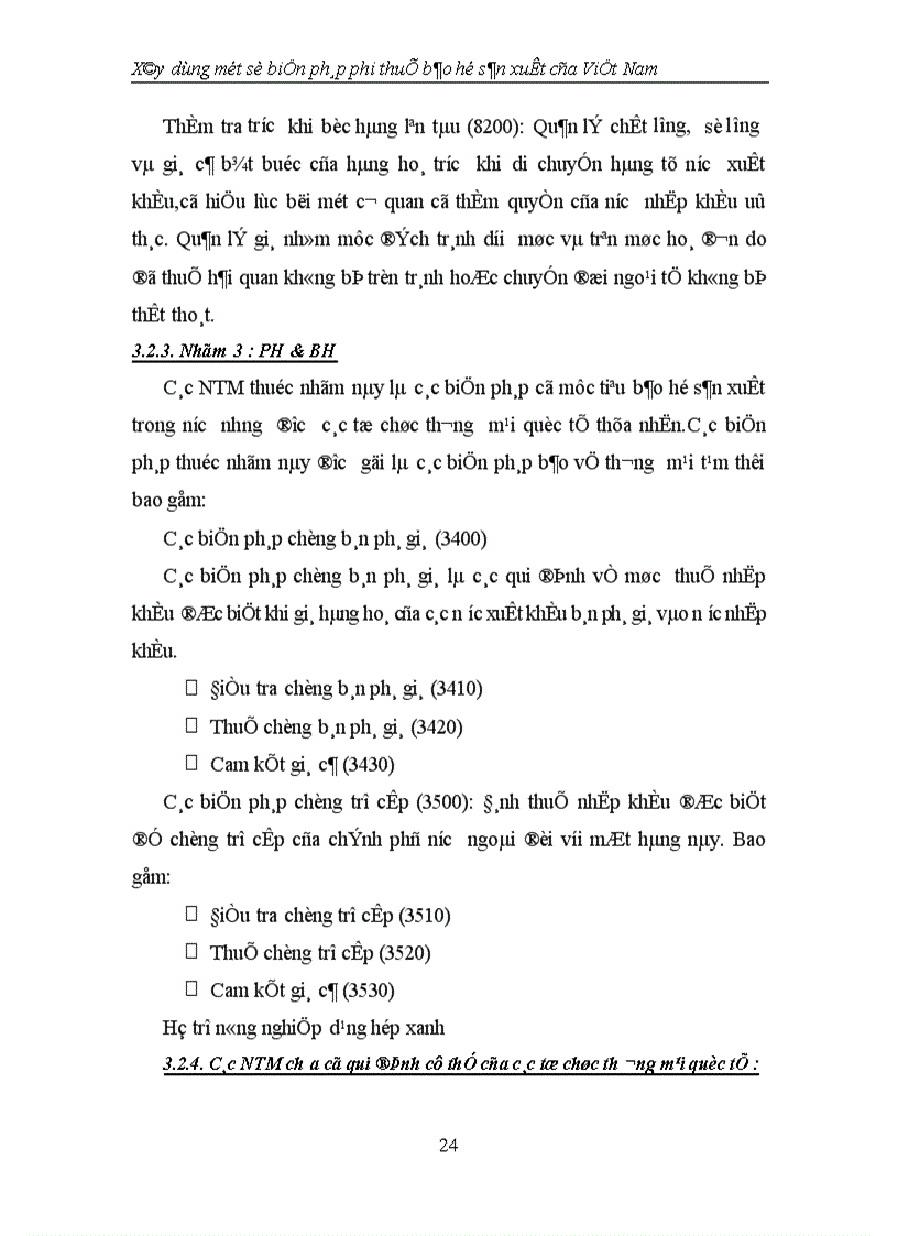 image for page Xây dựng một số biện pháp phi thuế bảo hộ sản xuất của Việt Nam